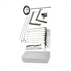 ชุดเครื่องมือผ่าตัดกล่องเสียงขนาดเล็ก เกรด A+ ชุดเครื่องมือกล่องเสียงที่ดีที่สุด BOITE POUR LE LARYNX โดย Daddy D Pro CE ISO13485 - Product Image 1