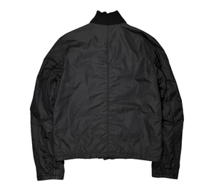 Blouson Bomber en Jean Personnalisé OEM pour Homme avec Logo Brodé, Col Montant Enduit et Appliques Hiver - Product Image 2