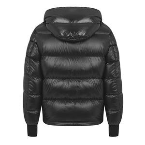 Veste d'hiver à bulles brillante sur mesure pour hommes, meilleure vente avec broderie sur le devant, dernier style à prix compétitif, vente en gros - Product Image 5
