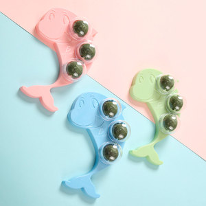 Palla Interattiva Ecologica a Forma di Delfino con Erba Gatta 5cm - Giocattolo per Gatti per Divertimento Felino Garantito - Product Image 6