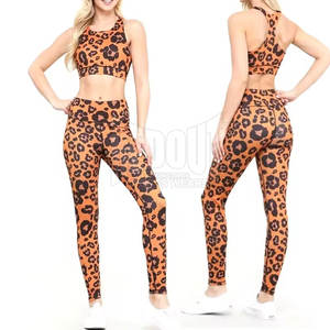 Low MOQ Custom Wear <b>Yoga</b> <b>Set</b> For Women Fashion High Quality Tight Fitness Wear Women Printed <b>Yoga</b> <b>set</b> - Product Image 6