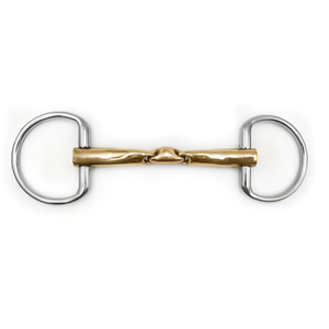 Premium kalite altın Bradoon tatlı Bit çift eklemli snaloose gevşek yüzükler ile yeni durum at sürme için istikrarlı aksesuar - Product Image 1