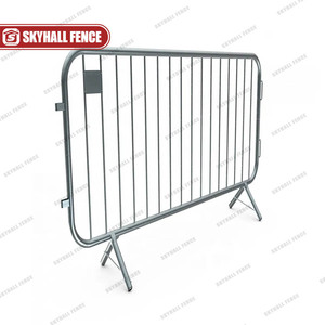 <strong>Crowd</strong> <strong>Control</strong> Metal Barricades Custom Portable Traffic Management <strong>Barriers</strong> for Public Events - Product Image 2