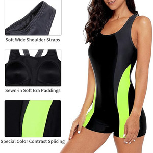 Traje de baño de una pieza Boyleg para mujer, gran oferta, traje de baño atlético y cubierta de playa, traje de baño para mujer - Product Image 2