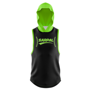 Sudaderas con capucha de lana cálida para hombre Sudaderas con estampado de sublimación sin mangas con patrones en relieve Diseño sólido - Product Image 1