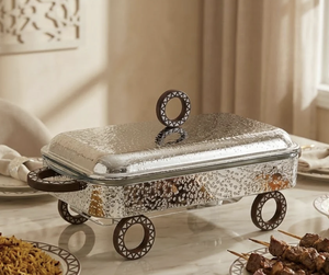 Calentador de Alimentos de Diseño Clásico Estilo Árabe para Uso Doméstico y Profesional, Bandeja para Servir Comida, Buffet, Fiestas y Eventos - Product Image 5