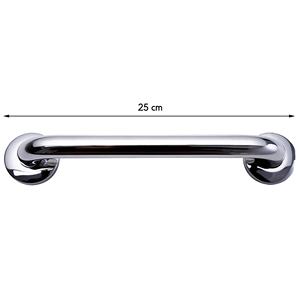Maniglione di sicurezza per bagno 25 cm in acciaio cromato - Product Image 3