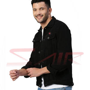 Chaquetas de mezclilla de invierno personalizadas para hombre Tallas grandes Precio económico con relleno de algodón impermeable Estilo informal Servicios OEM - Product Image 3