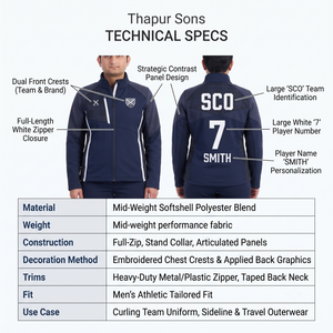 Men's Custom Sublimation Nylon Softshell Tracksuit Set-Windproof <b>Stand</b> Collar Jogging Uniform up to 6XL - Product Image 5