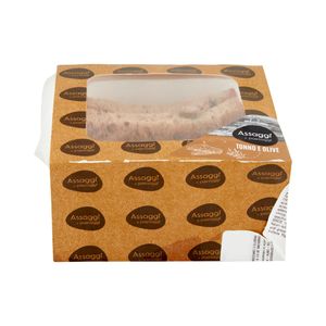 แซนวิชแบบเมดิเตอร์เรเนียนคลาสสิกอัดแน่นไปด้วยปลาทูน่าและมะกอกตลอดเวลาในแต่ละวัน-บรรจุกล่องเพื่อความสะดวก - Product Image 2