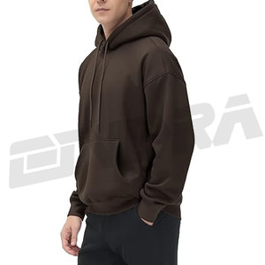 Sweat à capuche en molleton pour hommes coupe ample sweat à capuche ultra doux avec poches décontracté chaud hiver vêtements de sport haut de style de rue - Product Image 2