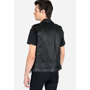 Chaleco de cuero transpirable de alta calidad para hombre, chaleco de invierno informal de estilo personalizado para exteriores, talla grande, nuevo diseño - Product Image 6