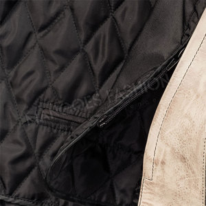 Chaqueta de Motociclismo de Cuero y Lana Transpirable de Diseño Personalizado Estilo Urbano al Mejor Precio, Logotipo Personalizado, Estilo Nuevo para Invierno - Product Image 5