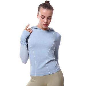 Cómoda Sudadera con capucha de algodón anti-pilling para mujer OEM venta al por mayor jersey de manga larga Top con capucha de moda con bolsillo canguro - Product Image 6