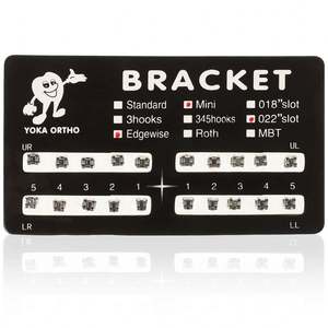 <span class=keywords><strong>Mini</strong></span> staffe in metallo Monoblock ortodontico dentale tutore <span class=keywords><strong>Roth</strong></span>/MBT 022/018 gancio 345 - Product Image 5