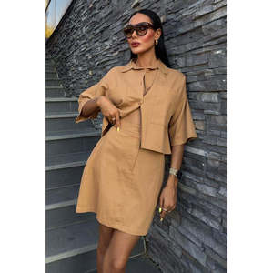 Conjunto de Falda Casual Naomi Gabardine 9740-08 para Primavera/Verano - Product Image 3