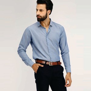 Camisas de vestir ajustadas de seda personalizadas para hombre, ropa informal, camisas de manga larga para hombre, camisas de moda - Product Image 4