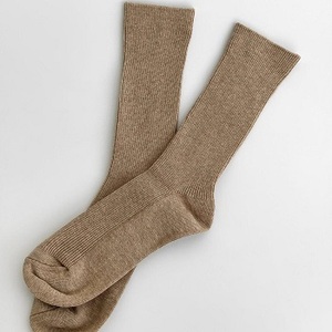 Vente en gros de chaussettes en coton pour hommes Chaussettes de sport d'affaires tricotées avec logo personnalisé Chaussettes de sport de compression personnalisées plus longues - Product Image 4