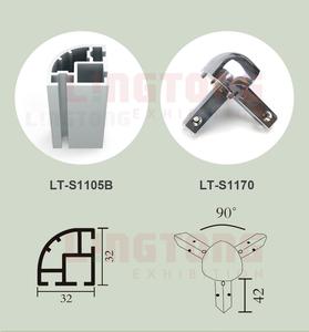 LINGTONG LT-ZGA01A Retail Lockable <strong>Cabinet</strong> Tempered Glass Aluminum Frame Plywood Wine Jewelry Display Shop Museum Showcase(<strong>54</strong>)