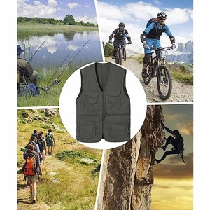 Chaleco de seguridad de malla de lona de alta visibilidad Ropa DE TRABAJO reflectante para uso en exteriores - Product Image 6