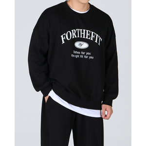 Camisetas de hombre, camiseta negra diaria en capas, camiseta informal de tela suave de gran tamaño para mujer, ropa de calle de moda coreana esencial H3001 - Product Image 4