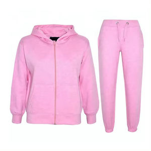 Vêtements de sport d'hiver pour femmes, design personnalisé, imperméables, respirants, en spandex/coton, ensembles de survêtements de sport 2 pièces, jogging, sweat-shirt à capuche - Product Image 5