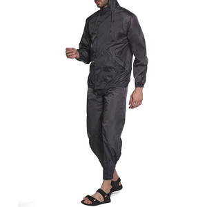 Cortavientos de tela de nailon para correr, ropa deportiva informal a la moda, chándal para hombre de talla grande, forro personalizado, traje arrugado de nailon - Product Image 5