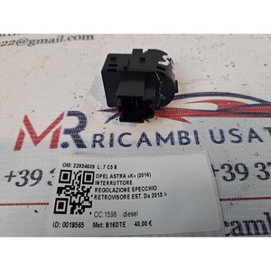 PANEL DE CONTROL CON AJUSTE DE FAROS Y ESPEJOS OPEL Astra J Sports Tourer 22934609 (10>15) - Product Image 3