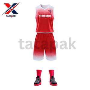 Vêtements de sport vierges Design unique Service OEM respirant Fait à la main Dernier style Uniforme de basket-ball pour adultes - Product Image 5