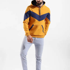 Tasa razonable Hombres Pullover Sudaderas con capucha peso ligero calidad superior material duradero mejor diseño sudaderas con capucha de los hombres con media manga - Product Image 3