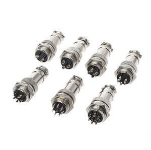 Conector Circular GX16 de Aviación al por Mayor, Carcasa Metálica, Tipo Soldadura, para Cableado de LED y Equipos Industriales - Product Image 1