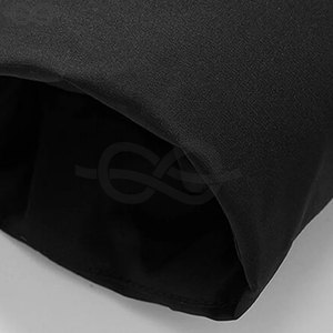 Doudoune en coton rembourré épais coupe-vent pour hommes avec longue fermeture à glissière à capuche couleur unie manteau parka chaud d'hiver pour temps froid - Product Image 4