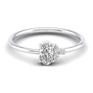 REYES alta calidad 14K sólido amarillo 18K oro nuevo estilo laboratorio cultivado diamante anillos de boda mujeres compromiso nupcial al por mayor - Product Image 5