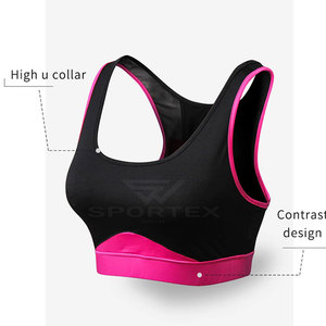 Sujetador deportivo acolchado sin costuras para mujer, ropa de gimnasio transpirable para Yoga, nuevo sujetador de Yoga sin costuras al por mayor con logotipo frontal - Product Image 1