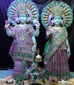 Marmeren Radha Krishna Standbeeld Beste Groothandelsprijs In India Beeld Handgemaakt Wit Marmer Voor Thuis Tempel