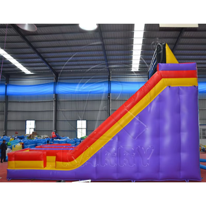 สไลเดอร์เป่าลมแบบเปียกและแห้งเกรดเชิงพาณิชย์ พร้อมบ้านลมเป่าลม PVC คุณภาพพรีเมียม สไลเดอร์ยาวขนาดใหญ่สำหรับเล่นกลางแจ้ง - Product Image 4
