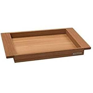 Bandeja de madera hecha a mano moderna de lujo Tono natural atractivo para un desayuno elegante y una exhibición para servir alimentos - Product Image 3