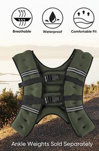 Adjustable 6lbs Neoprene Weighted <b>Vest</b> for Workout Strength Training Fitness <b>Muscle</b> Building-Durable Steel for Effective Weight - Product Image 2