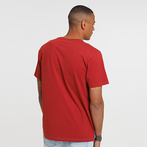 <b>Mens</b> <b>Red</b> White Blue Color Block Short Sleeve T Shirt Soft Cotton Blended Casual Streetwear Summer Fashion Tee Bulk - Product Image 4