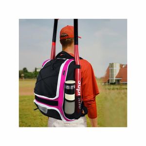 Sac à dos de baseball personnalisé avec porte-batte, sac d'équipement sportif pour l'entraînement avec plusieurs poches, compartiment à chaussures, sports de plein air - Product Image 6