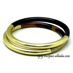 Vietnam <b>Fashion</b> VS04 Handmade Adjustable Size Eco-friendly Water Buffalo Horn <b>Cuff</b> Bangle <b>Bracelet</b> Stylish Jewelry - Product Image 1