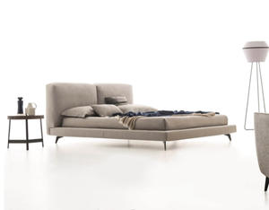 Meubles de chambre à coucher personnalisés modernes, couleur bleue, cadre de lit Queen, rotin, tête de lit en rotin, TH-H8263 - Product Image 2