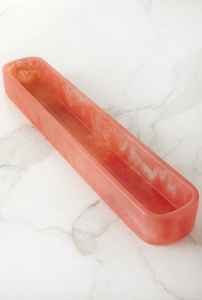 Bols et plateaux en résine époxy polie de style classique moderne pour une utilisation élégante lors de dîners et de fêtes, cadeaux festifs avec options personnalisables en stock - Product Image 5