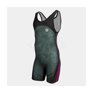 OEM Plus Size 100% Polyester Wrestling Singulet Personnalisé Nouveau Design Wrestling Singlets - Product Image 2