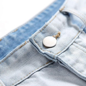 <b>High</b> Street Style New Fashion <b>Men</b> Slim Straight <b>Jeans</b> Custom Design Mid <b>Waist</b> Button Fly Closure Quality Denim Pants Low Price - Product Image 4