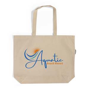 Custom Large Organic Cotton Tote <b>Bags</b> with Heat Transfer Printing <b>Medium</b> Size Shopping <b>Bag</b> with Logo-OR260 - Product Image 3