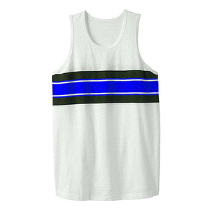 Custom Printed Muscle Tank Top Wholesale Gym Singlet for Brands High Quality Nylon Blend <b>Men</b> Athletic Tank Top Bulk Order Ready - Product Image 3