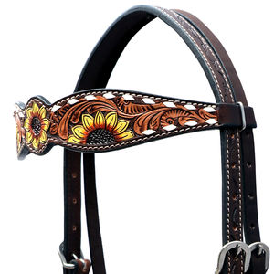 Caballete occidental de cuero ecuestre de nuevo diseño de calidad superior al por mayor tallado a mano para montar a precio competitivo - Product Image 3