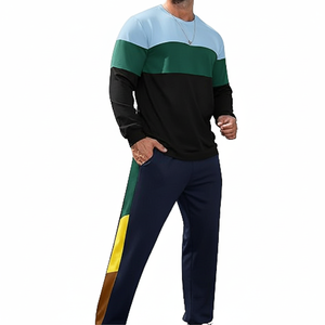 Ensemble de survêtement décontracté tendance en deux pièces, sweat-shirt et jogging, lavage à l'acide, haute qualité - Product Image 6