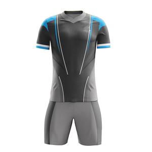 ชุดเสื้อฟุตบอลน้ำหนักเบาพิมพ์โลโก้ได้ตามต้องการดีไซน์ที่ดีที่สุดสำหรับฟุตบอลชายหญิงเทคโนโลยีการระเหิด - Product Image 6